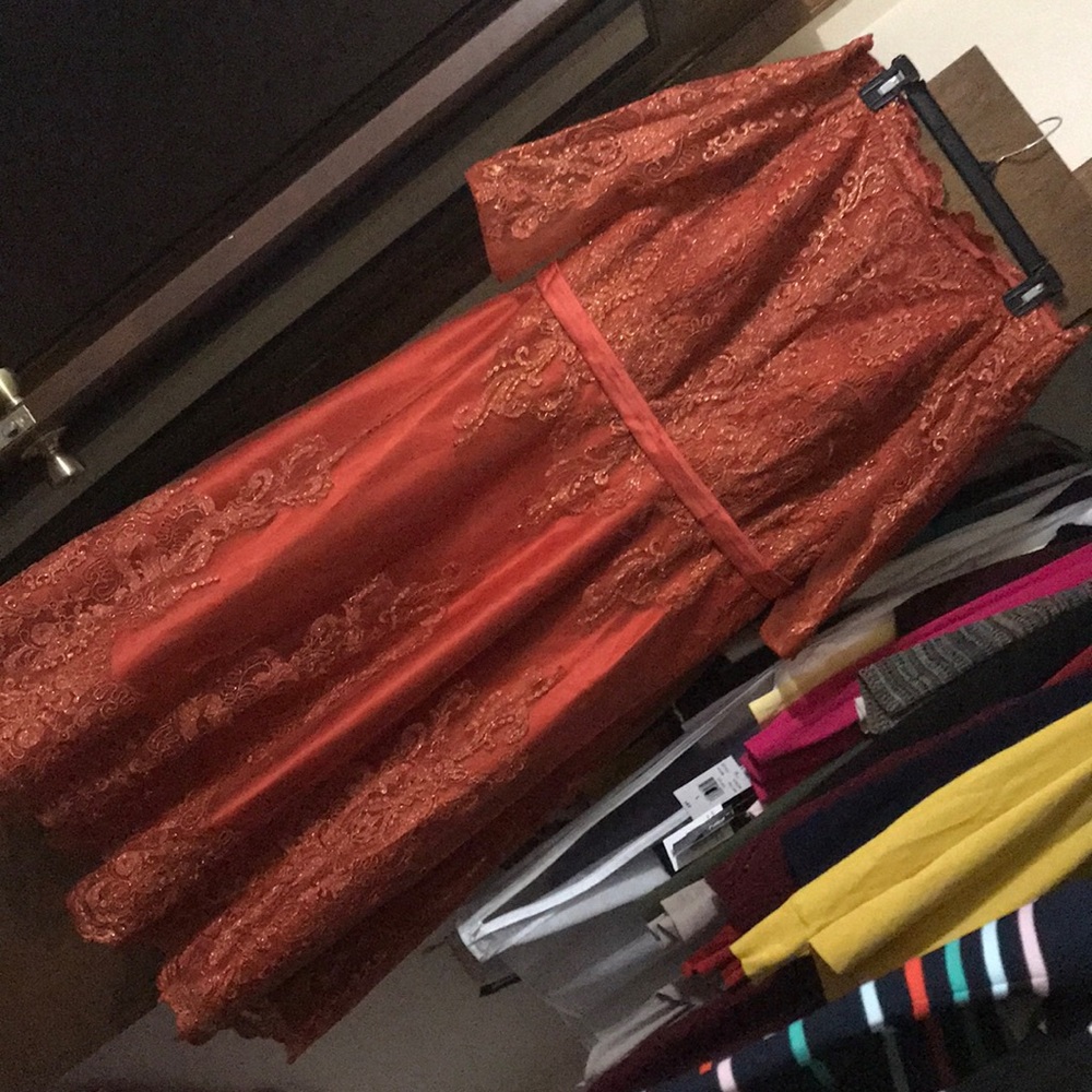 JJSHOUSE vermillion dress bridesmaid dress sz 18